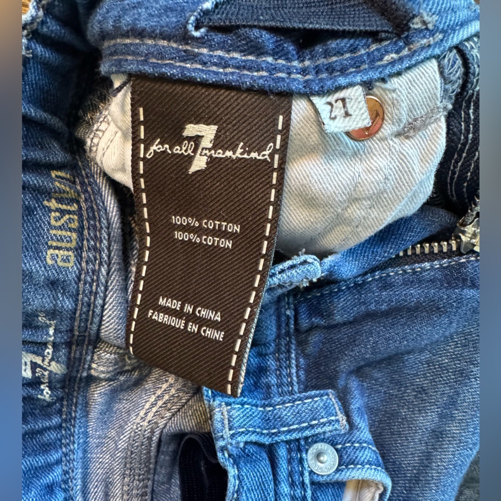7 Seven for all Mankind Toddler Jeans 2T - Picture 4 of 5